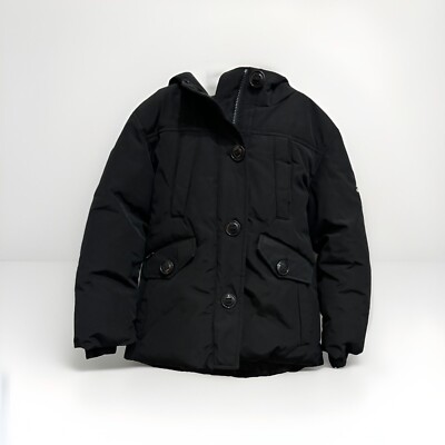 Gerry Girls Black Heavy Winter Jacket Ski Coat Size Small 7/8 Warm Snow