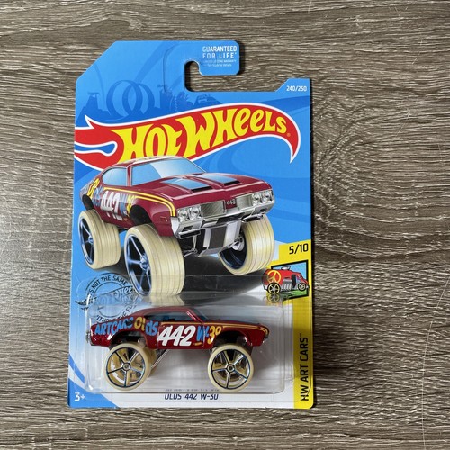 Hot Wheels Olds 442 W-30 HW Art Cars Red | eBay