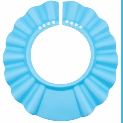 Shampoo Schutz für Kinder, Augenschutz und Ohrenschutz, Haarwaschhilfe Baby blau