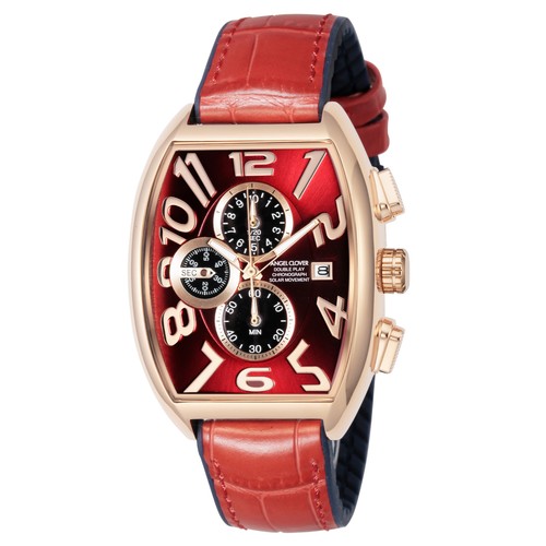 時計 Angel Clover Double Play Chronograph Angel Clover Double Play Solar Men's Red Solar Quartz Ref