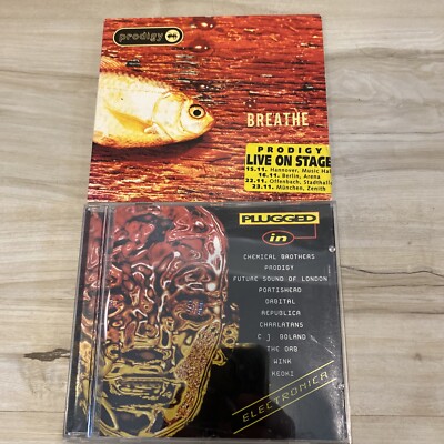 Prodigy 2 IMPORT CD LOT Plugged in Electronica Canada & Breathe EP Holland