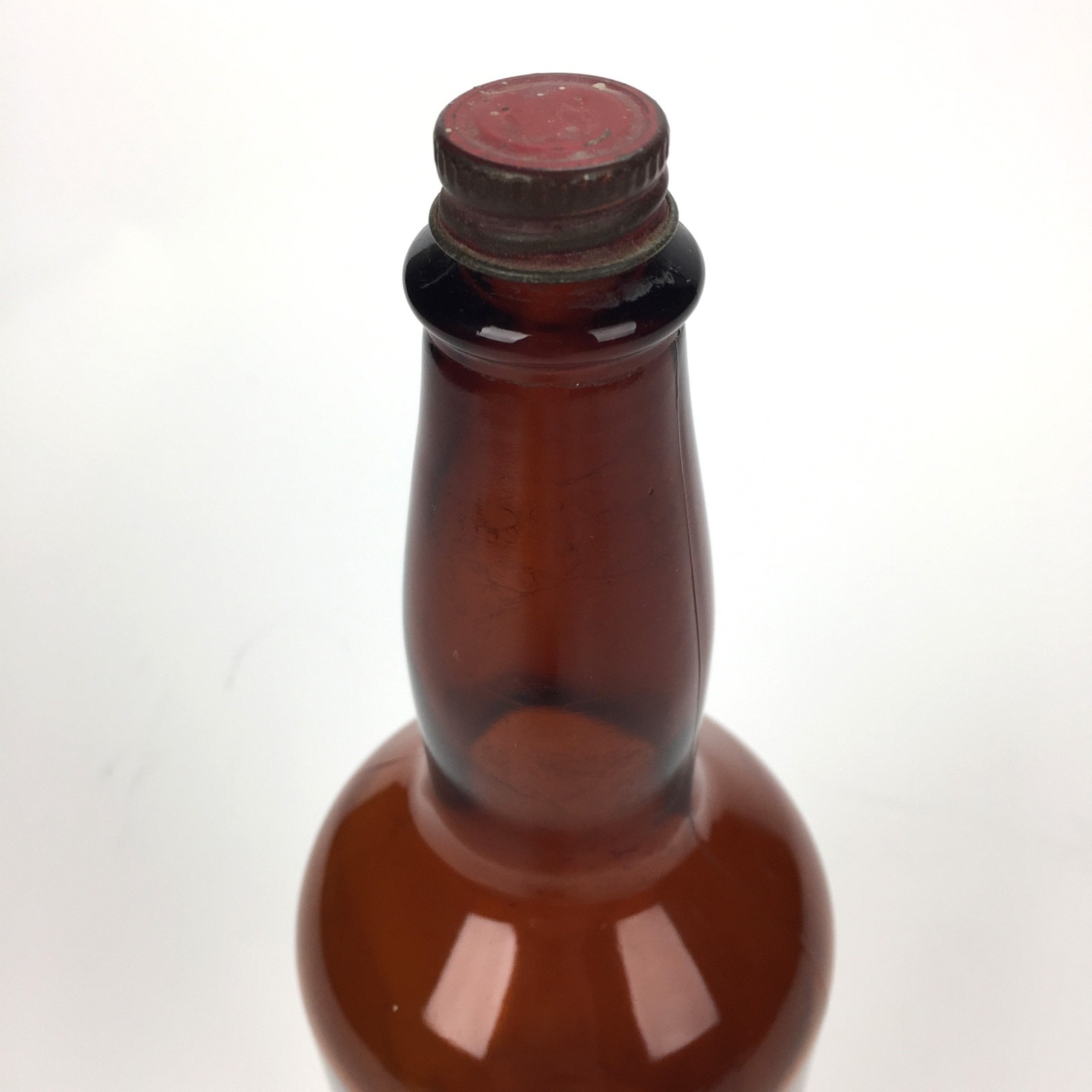 Vintage HESS Hair Milk Glass Bottle & Label, Barber Shop decor, Hair Tonic