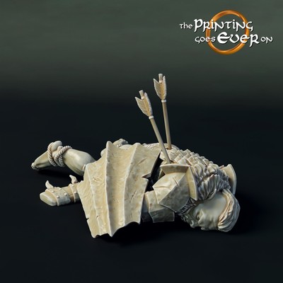 Corpse D - The Printing Goes Ever On - Great for use with MESBG, D&D, RPG's....