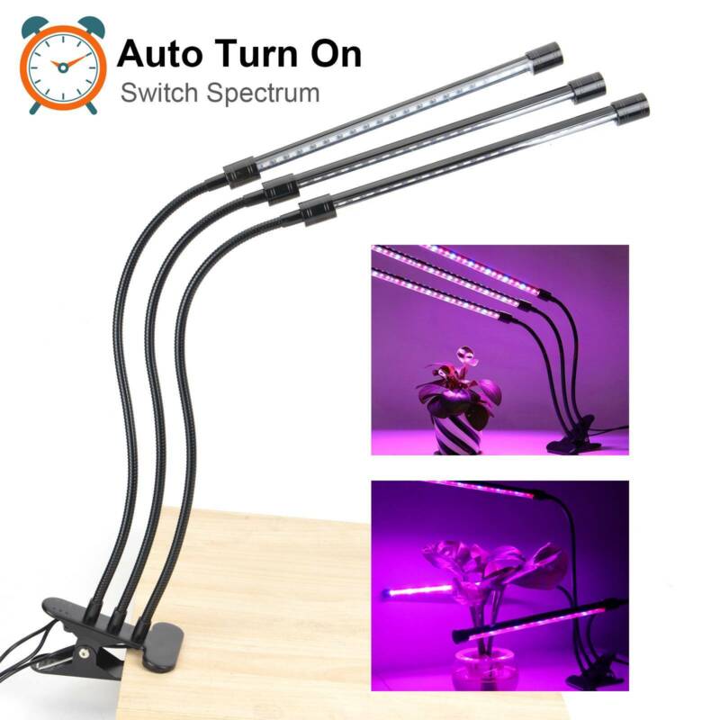 27W LED Pflanzenlampe Dimmbare Vollspektrum Pflanzenlicht Pflanzenleuchte Lampe
