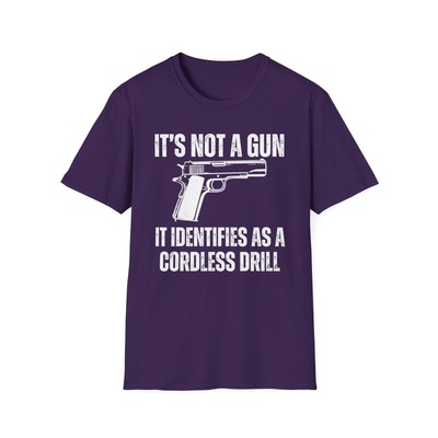  2nd Amendment Supporter It's Not A Gun It Identifies As .. Funny Gun Shirt