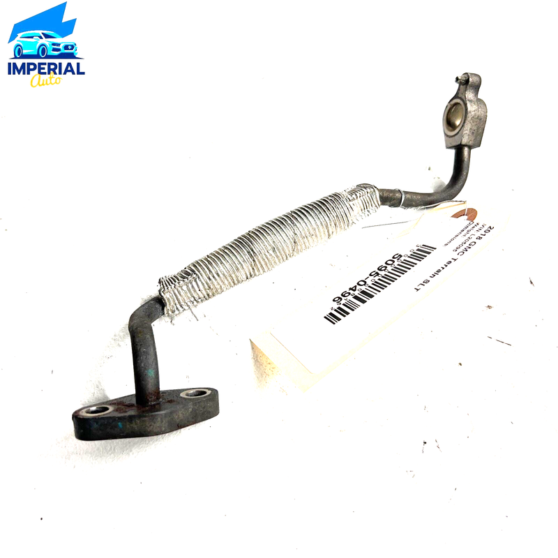 Used 2018-20 GMC Terrain Equinox 2.0L Engine Turbocharger Oil Feed Tube Line Hose OEM