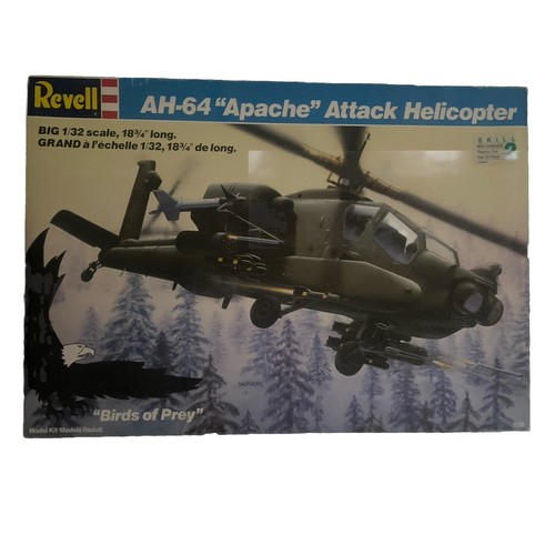 Revell 1987 Ah-64 Apache Attack Helicopter 1:32 | eBay