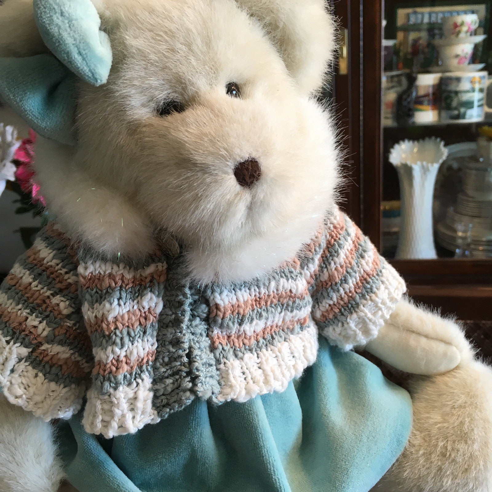 Boyds Plush Teddy Bear White Boyds Collection 1988-2006