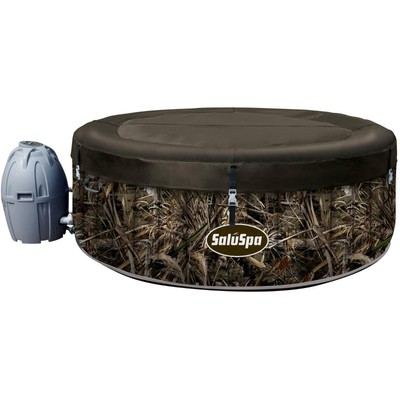 SaluSpa Realtree MAX-5 AirJet 4-Person Portable Inflatable Hot Tub NO CALIFORNI