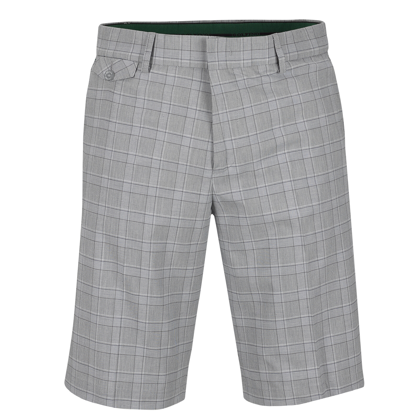 パンツ short3 NWT Golfino Mens Casual Drive Checked 4365313 800 Grey Golf