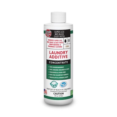 Stop Bugging Me!  Laundry Additive - Safe For All Fabric Types
