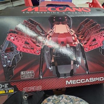 Meccanon MeccaSpider Robot Building Kit Red/Black READ DETAILS 