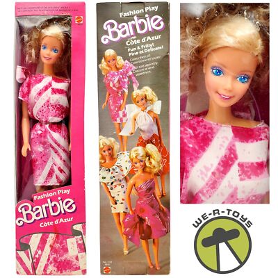 Barbie Fashion Play Doll Cote D'Azur Foreign Issue 1987