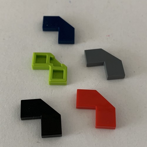 dページ LEGO parts 27263 (2pcs) Tile, Modified Facet 2x2 | eBay