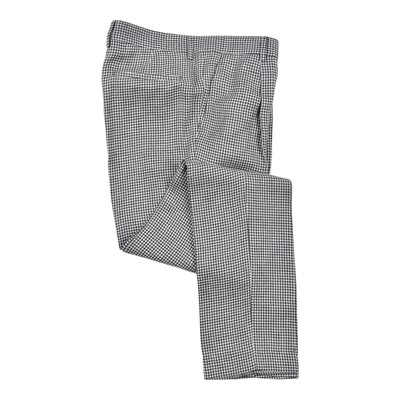 Pre-owned Brunello Cucinelli Men's Wool Blend 3 Button Classic Hounds Tooth Suit In Gray