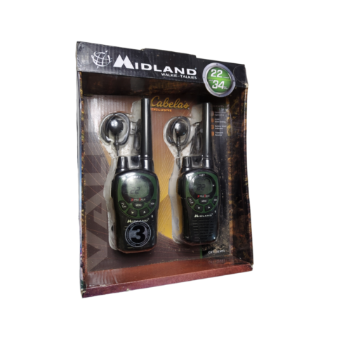 New Midland 34 Mile Walkie-Talkies Cabela's Exclusive 22 Channels GXT991VP1