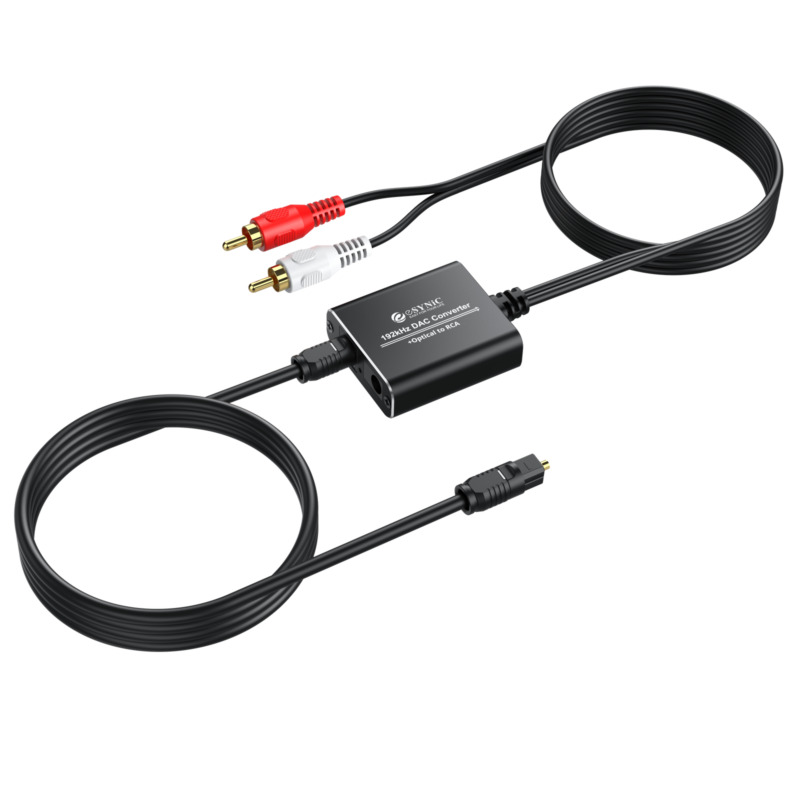 192kHz Digital to Analog Audio Converter SPDIF Optical Toslink to