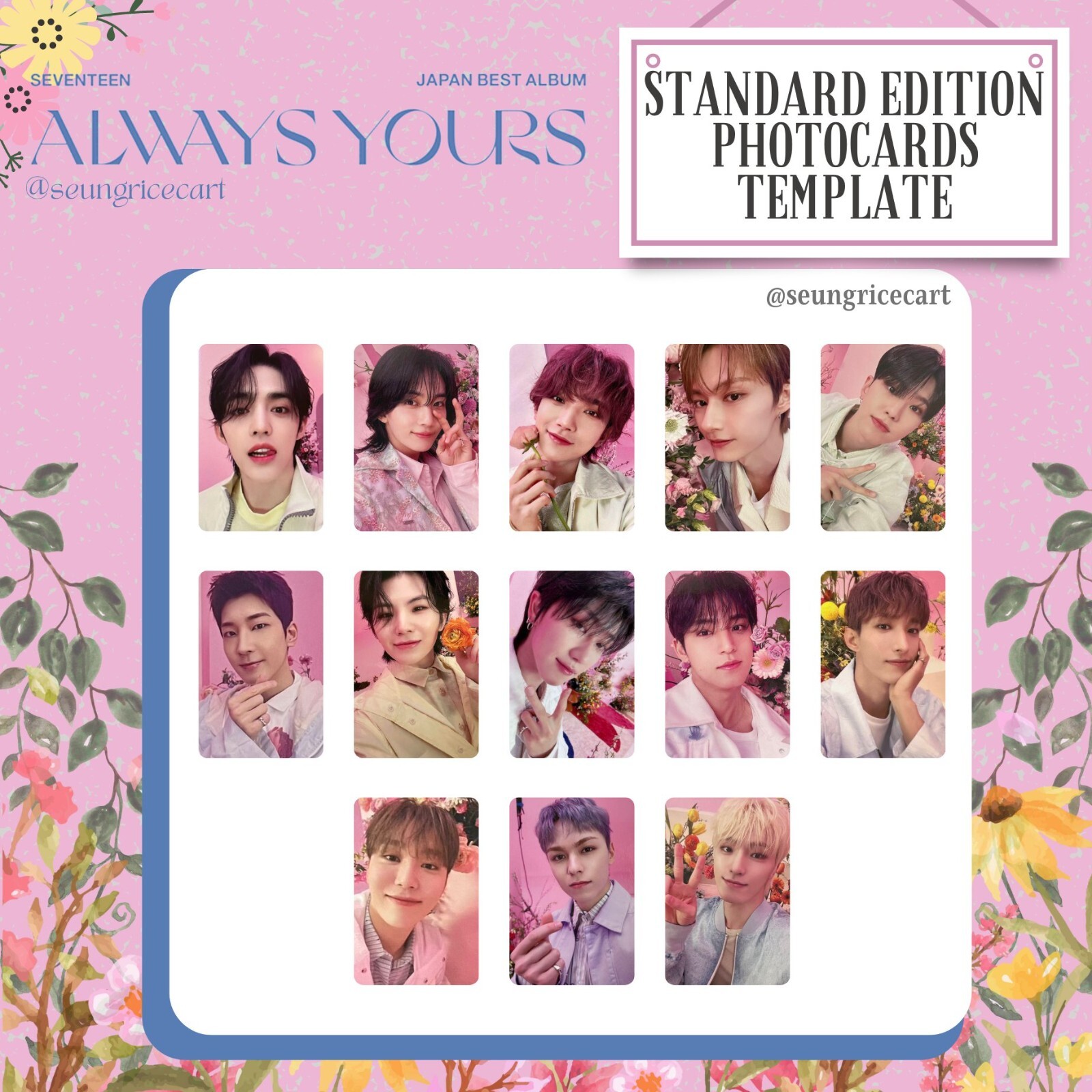 SEVENTEEN ALWAYS YOURS JAPAN BEST ALBUM Standard ED Official SEVENTEEN ALWAYS YOURS JAPAN BEST ALBUM Standard ED Official