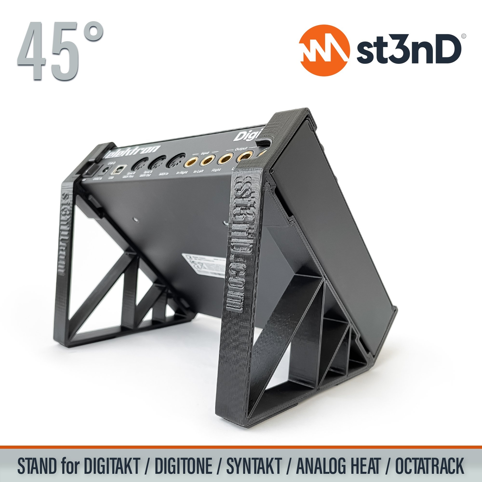 STAND for ELEKTRON Digitakt / Digitone / Syntakt / Analog Heat Mk1 & Mk2 /