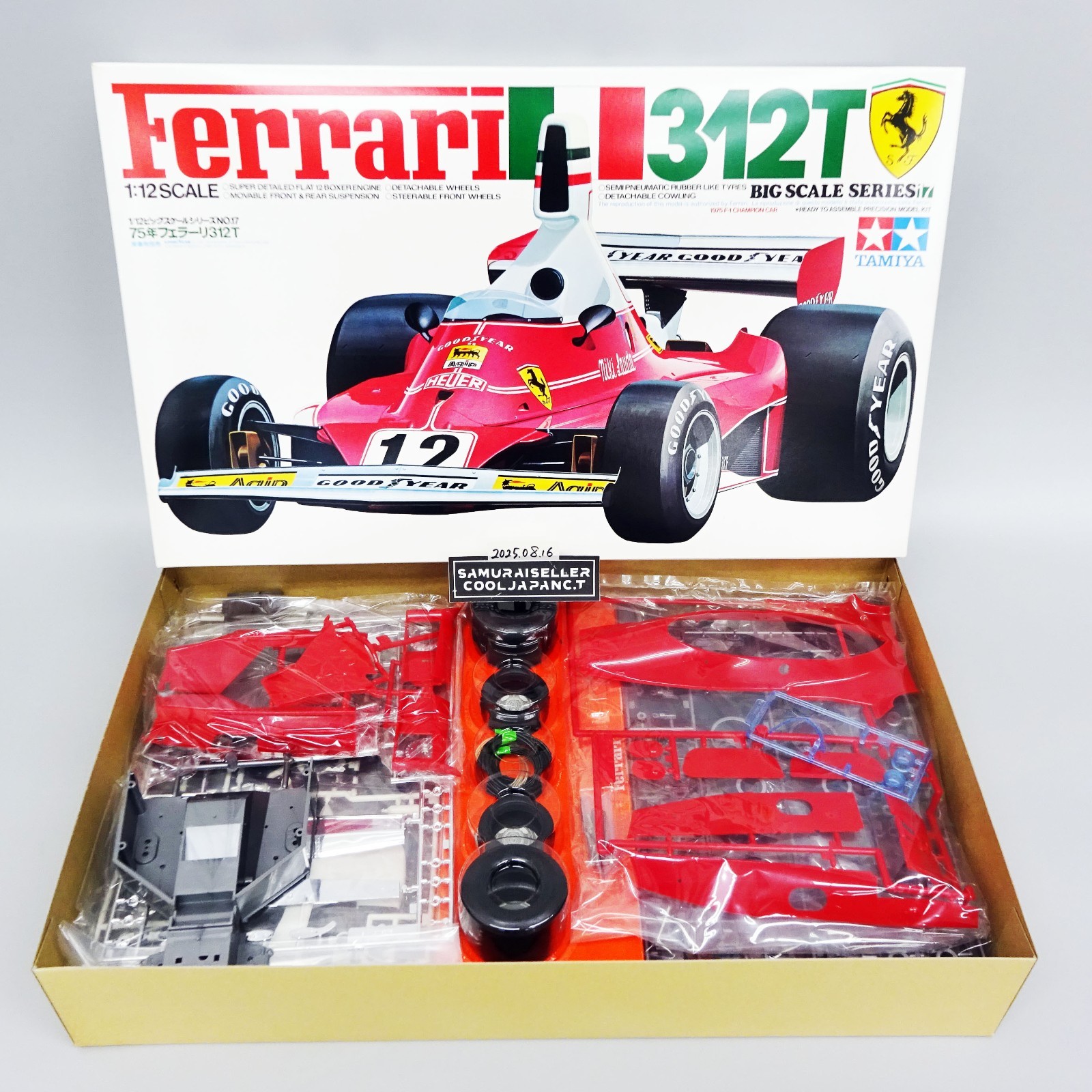Tamiya Ferrari 312T 1/12スケール Tamiya Ferrari 312T 1/12 scale