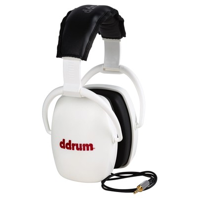 Ddrum DDSCH Studio Class Isolation Headphones, White