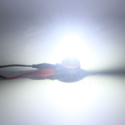 2X H11 LED Headlight Super Bright Bulbs Kit 10000K HI-LOW BEAM Ultra White Lamps