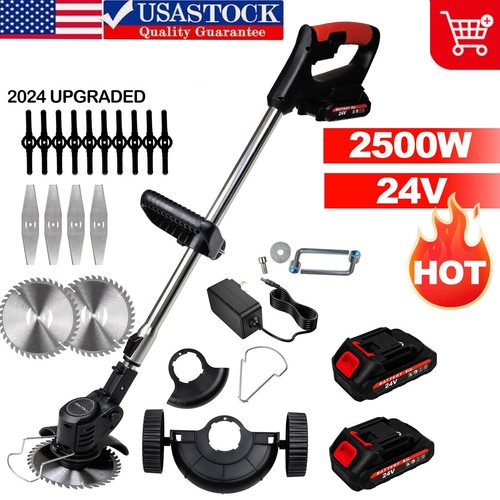 Electric Brush Cutter Lawn Edger Grass String Trimmer