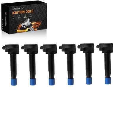 6x Coil Pack E1124 for Honda Pilot Acura MDX RDX ZDX 2009-2015 3.5L 3.7L V6