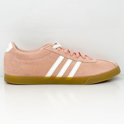

Adidas Womens Courtset F35767 Розовые повседневные кроссовки, размер 10, Розовый, Courtset