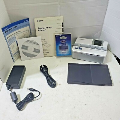 Sony Digital Photo Printer Picture Station DPP-FP55 New Open Box Extras 