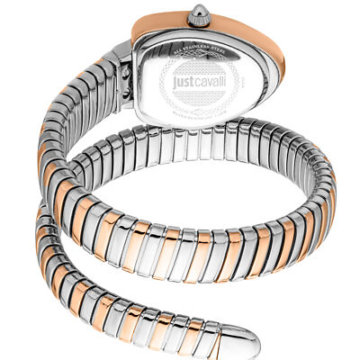 Pre-owned Just Cavalli Signature Snake Watch - Wait Jc1l249m0065