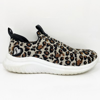 

Skechers Girls Ultra Flex 2.0 Wild Shine 302273L Бежевая повседневная обувь Кроссовки 3.5, Бежевый, Ultra Flex 2.0 Wild Shine