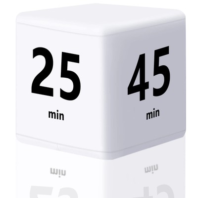 Cube Timer,Time Management Cube,Gravity Sensor Flip Timer 5-15-25-45 Minutes ...