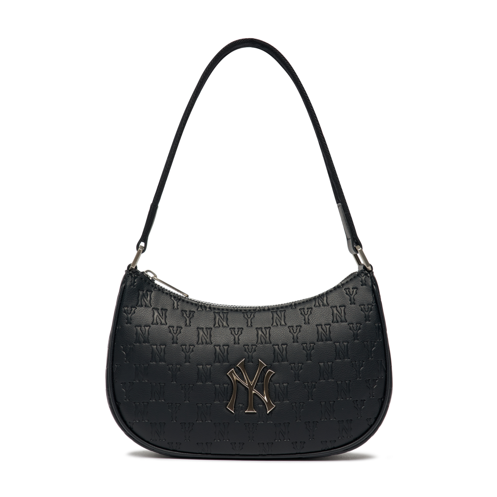 MLB Monogram Embo Hobo New York Yankees Bag (Cream), 45% OFF