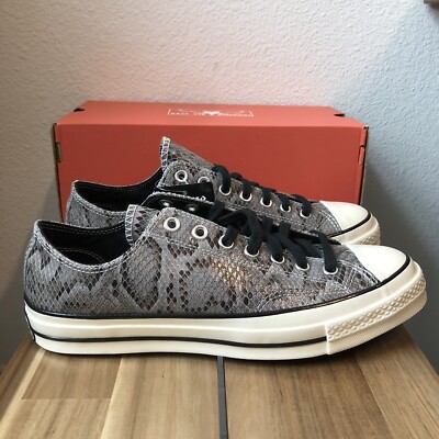 New Converse Chuck 70 OX Low Snakes Skin Print Sneakers Men s Shoes Size 9.5