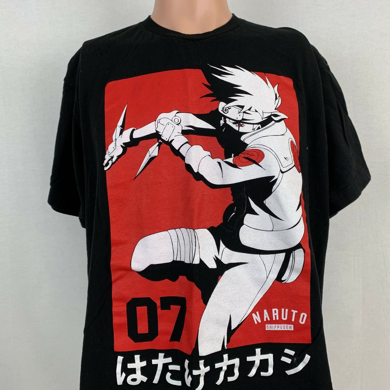 Naruto Shippuden Official T Shirt 2002MK - 2007SP Japanese