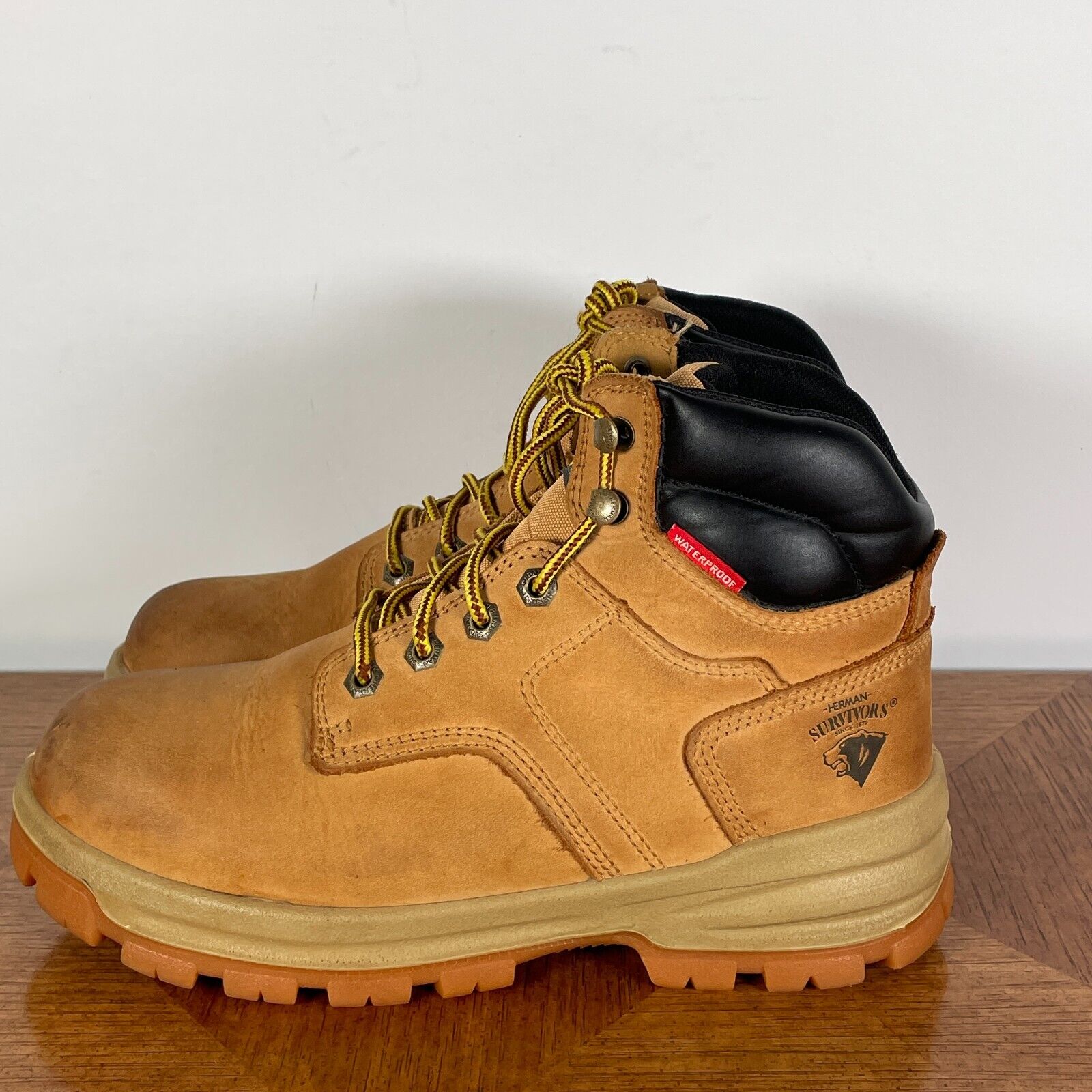 Herman Survivors Youth Boot 6.5 Wide Brown Leather Herman Survivors Youth Boot 6.5 Wide Brown Leather
