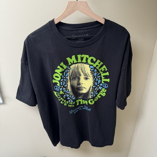 激レア Vintage Joni Mitchell ワールドツアーTシャツ 83 1983 JONI MITCHELL BABY TEE – JERKS™