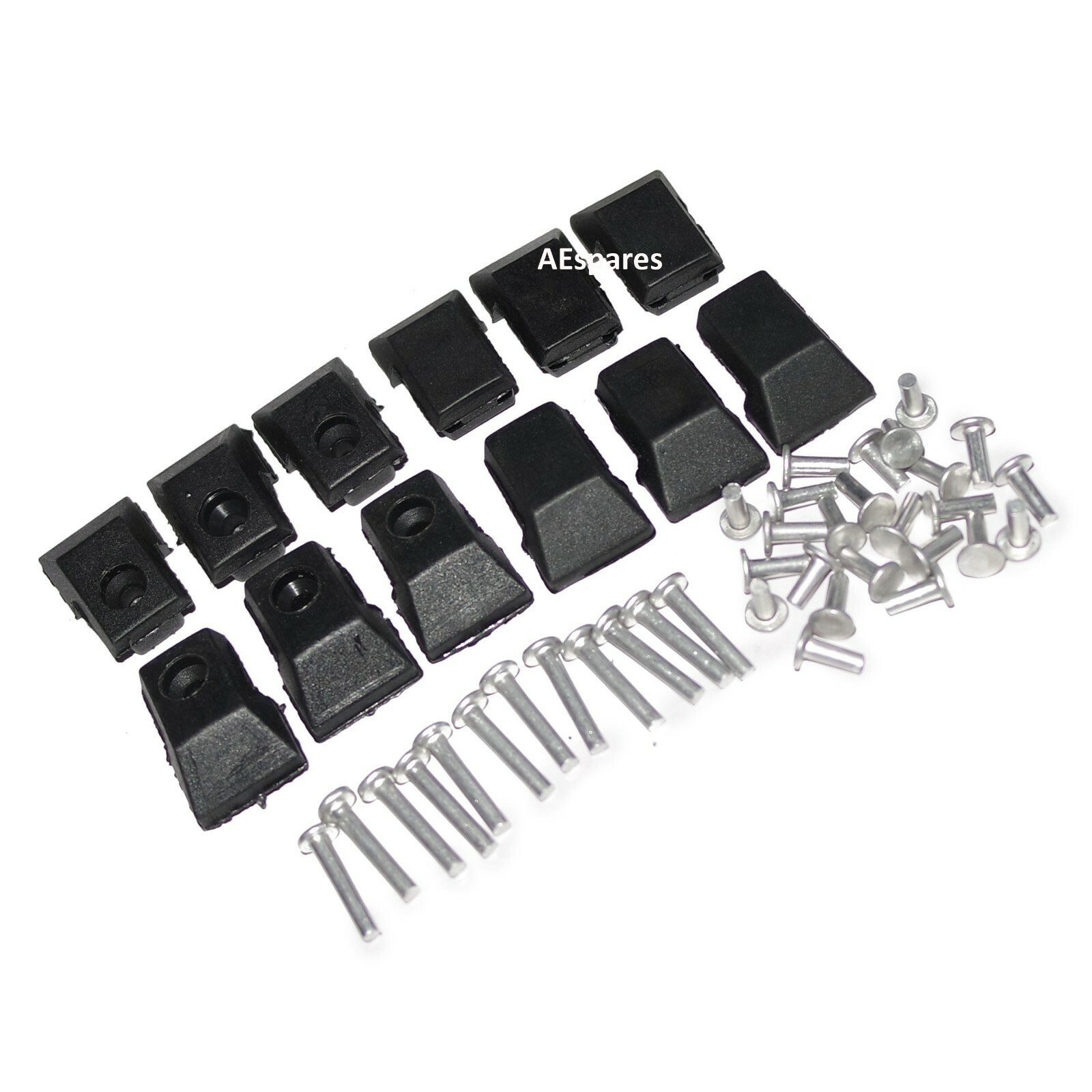Vespa PX LML 2T PE EFL Floor Runner Kit Channel Strip Set With Fixing Rivets  