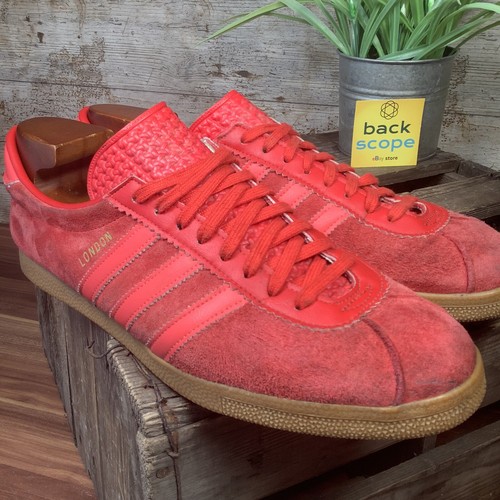 adidas london trainers red black