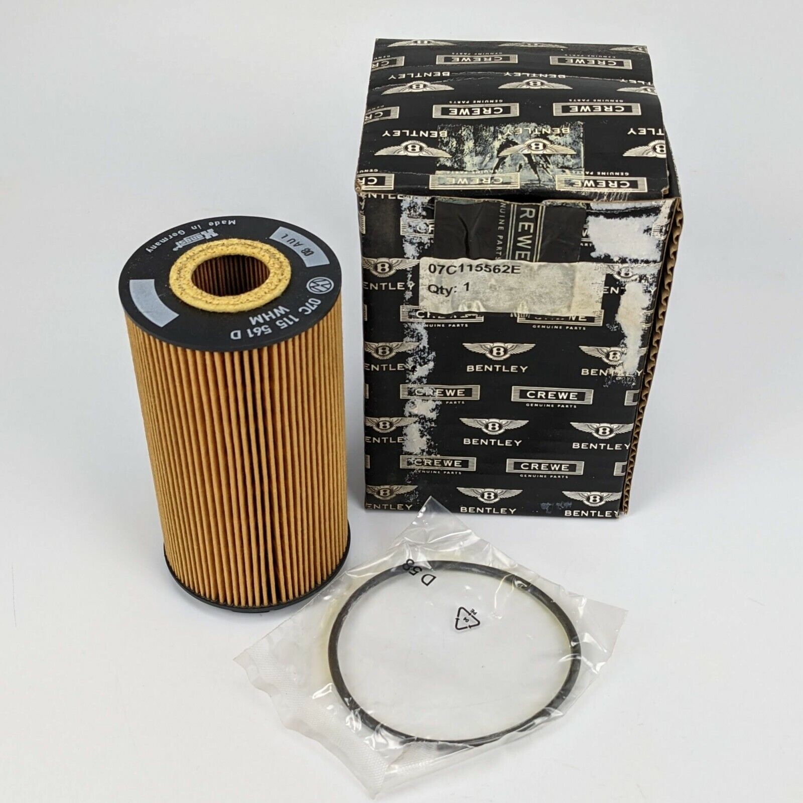 Bentley 07C115562E Oil Filter & Gasket Replacement - NEW OLD STOCK vw gt o-ring Bentley 07C115562E Oil Filter & Gasket Replacement - NEW OLD STOCK vw gt o-ring