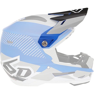 6D Helmets ATR-2 Visor - Fusion - Blue 72-6105