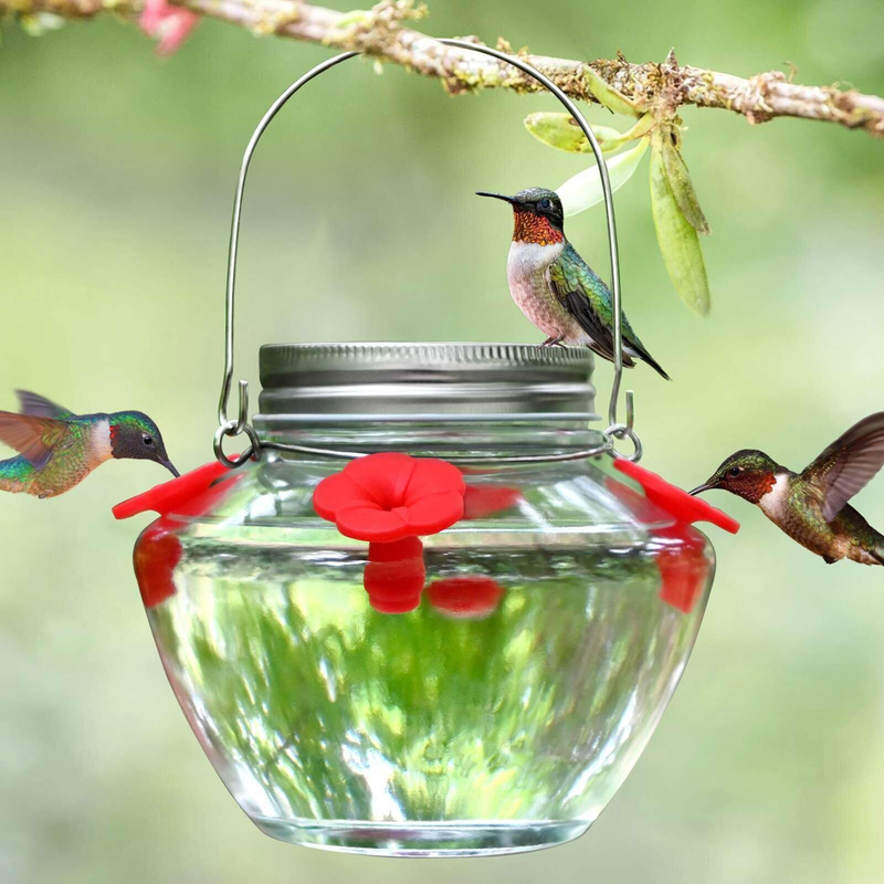 For Outdoors Hanging, Glass Humming Bird Feeders...