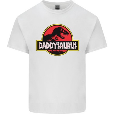 Daddysaurus Divertido Día Del Padre Papá Camiseta De Algodón Ligera Para Hombre