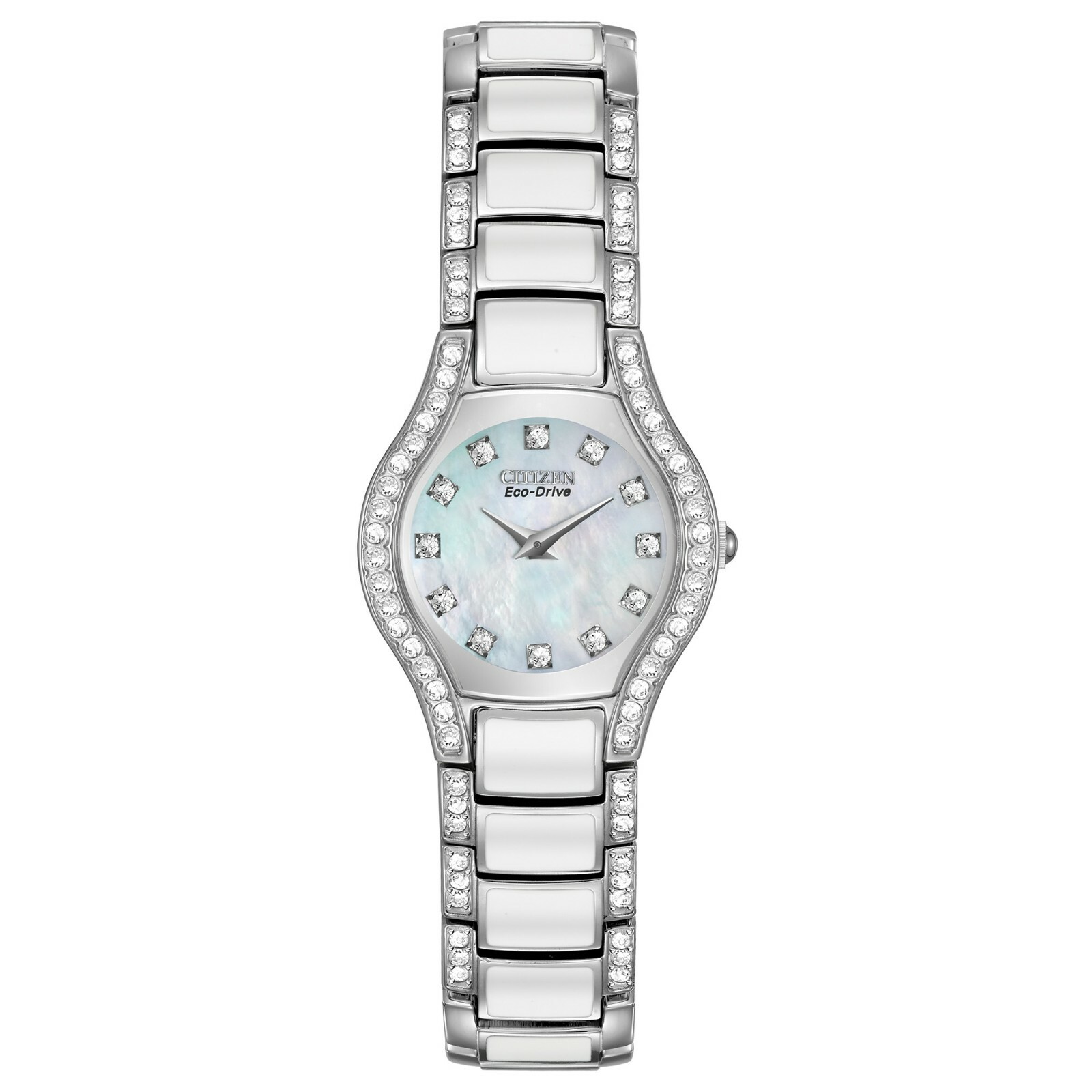 Citizen Eco-Drive Women's Swarovski Crystal Accent 22mm Watch EW9870-81D 13205092480 | eBay