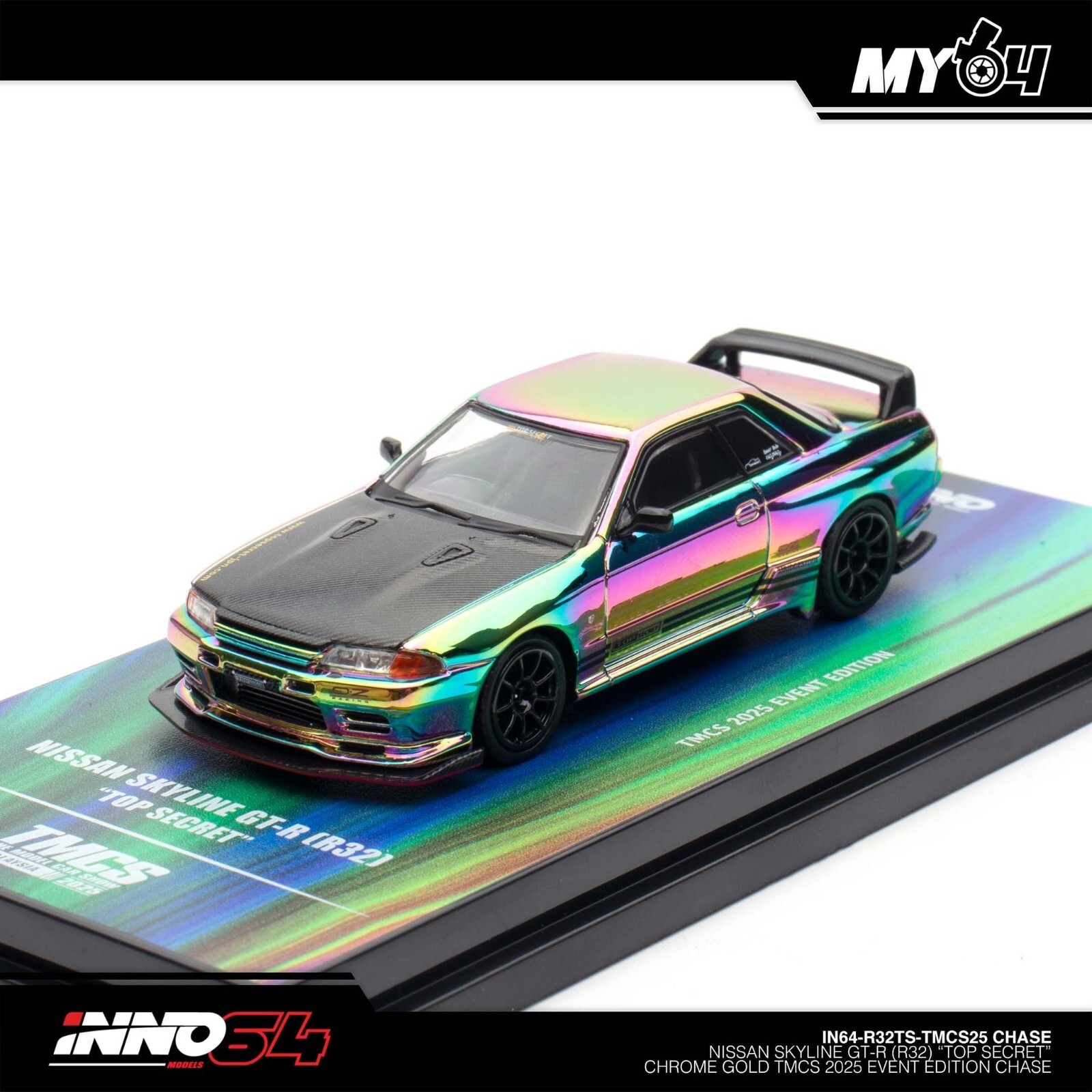 Inno64 Nissan Skyline GT-R R32 Top Secret GOLD TMCS 2025