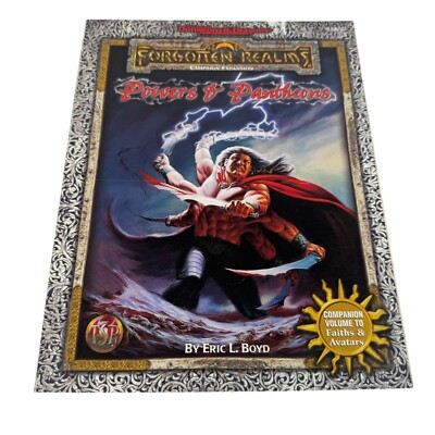 Powers & Pantheons (Advanced Dungeons & Dragons: Forgotten Realms TSR 9563 VG 