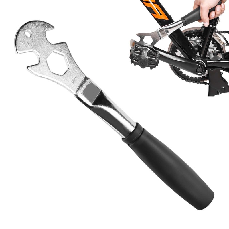 1*Bike Pedal Wrench Bicycle Pedal Removal Wrench Bike Pedal Spanner For MTB Bike