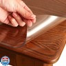 NAP2WELL Clear Table Cover Protector Rectangle 16x28 Inch, 1.5mm Transparent Plastic Table Protector Waterproof, Anti-Scratch Clear Desk Mat for Office Desktop Dresser Dining Table, FDA Compliant