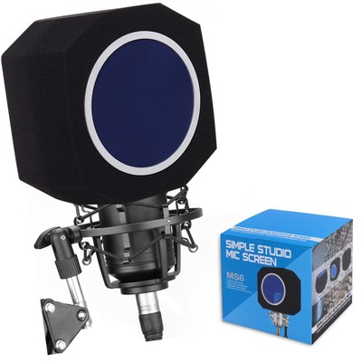 Professional Microphone Isolation Ball, Sound-Absorbing Eyeball Microphone Is...